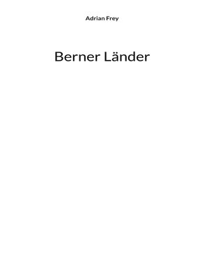 cover image of Berner Länder